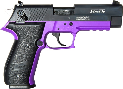 GERMAN SPORT FIREFLY 22LR - 4" FS 10RD NON-TREADED PURPLE