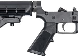 GLFA LOWER GROUP AR-15 5.56MM - W/ADJUSTABLE STOCK BLACK