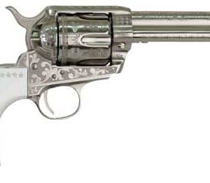 CIMARRON GEORGE PATTON V2 45LC - PW FS 4.75" ENGRAVED NICKEL