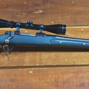 RARE RUGER PADDLE STOCK 7.62X39 WITH HIGH GLOSS LEUPOLD