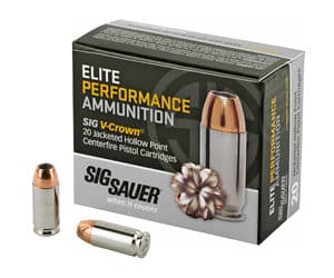 SIG AMMO 40SW 180GR JHP 20/200
