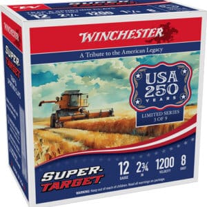 WINCHESTER TARGET 12GA 2.75" - 1-1/8OZ #8 1200FPS 250RD CASE