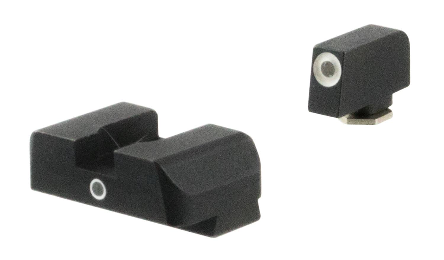 AmeriGlo GL5101 i-Dot Sight Set for Glock Green Tritium White Outline Front Sight-Green Tritium Rear Sight