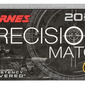 Barnes Bullets 30814 Precision Match  6mmCreedmoor 112gr Open Tip Match Boat Tail 20 Per Box/10 Case