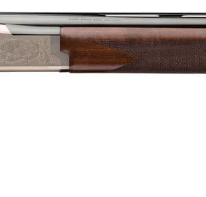 Browning 0180764005 Citori 725 Feather Superlight 12 Gauge 26" Barrel 2.75" 2rd, Blued Barrels, Silver Nitride Finished Engraved Receiver, Black Walnut Straight Grip Stock, Schnabel Forearm
