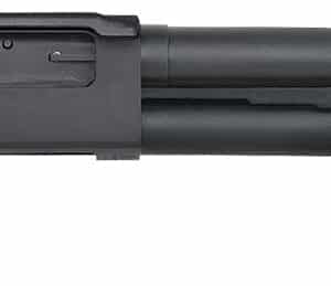 Mossberg 50638 590 Shockwave 12 Gauge Pump 3" 5+1 14.38" Matte Blued Heavy-Walled Barrel, Drilled & Tapped Matte Blued Stainless Steel Receiver, Black Raptor Birdshead Grip, Crimson Trace Lasersaddle
