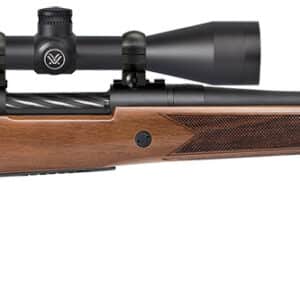 Mossberg 27941 Patriot 270 Win Caliber with 5+1 Capacity, 22" Fluted Barrel, Matte Blued Metal Finish & Walnut Stock Right Hand (Full Size) Includes Vortex Crossfire II 3-9x40mm Scope