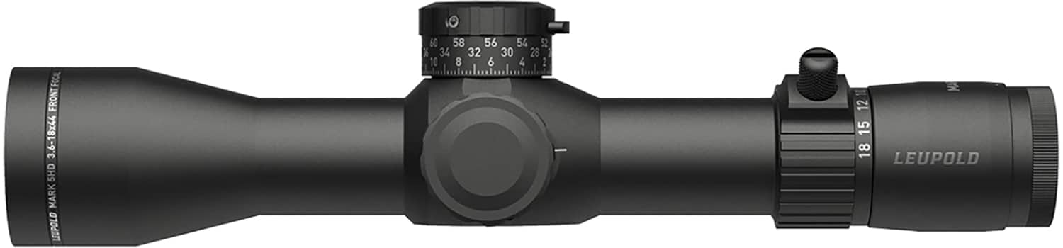 Leupold 176445 Mark 5HD Matte Black 3.6-18x44mm M1C3 FFP PR-1MOA Reticle 35mm Tube
