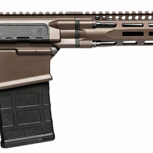 Daniel Defense 0215815060047 DD5 V4 Gen II 7.62x51mm NATO 18" 20+1 Mil-Spec Brown Cerakote Black 6 Position w/SoftTouch Overmolding Stock Black Polymer Grip