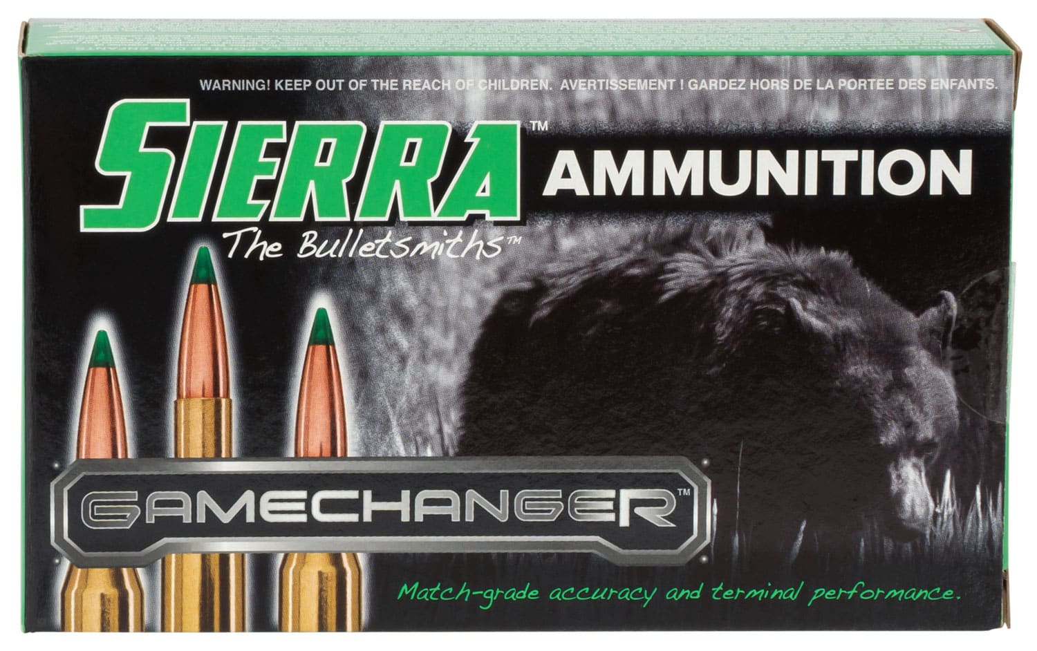 Sierra A466906 GameChanger 30-06Springfield 165gr Sierra Tipped GameKing 20 Per Box/10 Case