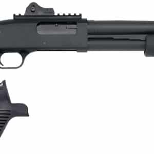 Mossberg 50696 590 Tactical SPX 12 Gauge 3" 6+1 18.50" Cylinder Bore Barrel Matte Blued Rec Black FLEX 6 Position Stock Includes FLEX Pistol Grip & FO, Ghost Ring Sights