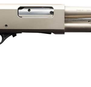 Charles Daly 930228 301 Tactical 12 Gauge Pump 3" 5+1 18.50" Black Vent Rib Barrel, Nickel Aluminum Receiver, Fixed Black Synthetic Stock