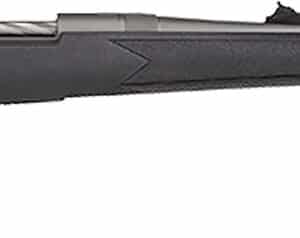Mossberg 28136 Patriot  Full Size 338 Win Mag 3+1 24" Stainless Cerakote Threaded Barrel, Drilled & Tapped Cerakote Stainless Steel Receiver, Black Fixed Synthetic Stock, Right Hand