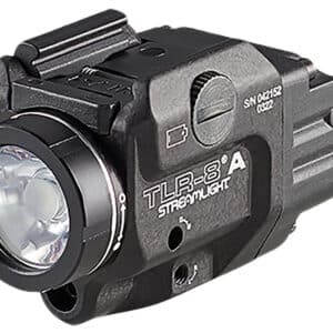 Streamlight 69414 TLR-8 A Gun Light with Red Laser Black Anodized 500 Lumens White LED