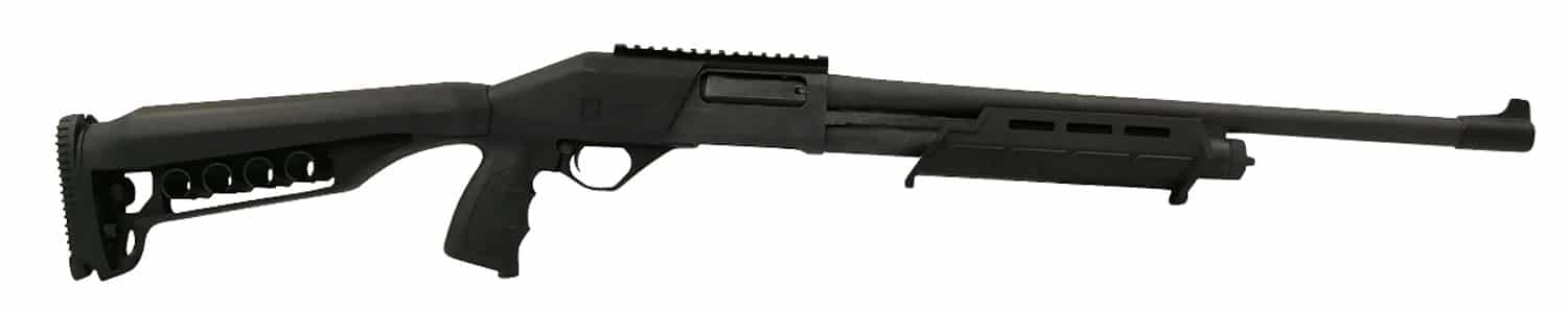 JTS Shotgun X12PT X12PT  12 Gauge Pump 2.75" 4+1 18.56" Black Barrel, Black Receiver w/Picatinny Rail, Black Synthetic Stock, Black Polymer Grip