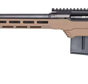 Savage Arms 57696 110 Precision 6.5 Creedmoor 10+1 24", Matte Black Rec/Barrel, Flat Dark Earth Cerakote MDT LSS XL Chassis, Polymer Grip, Left Hand