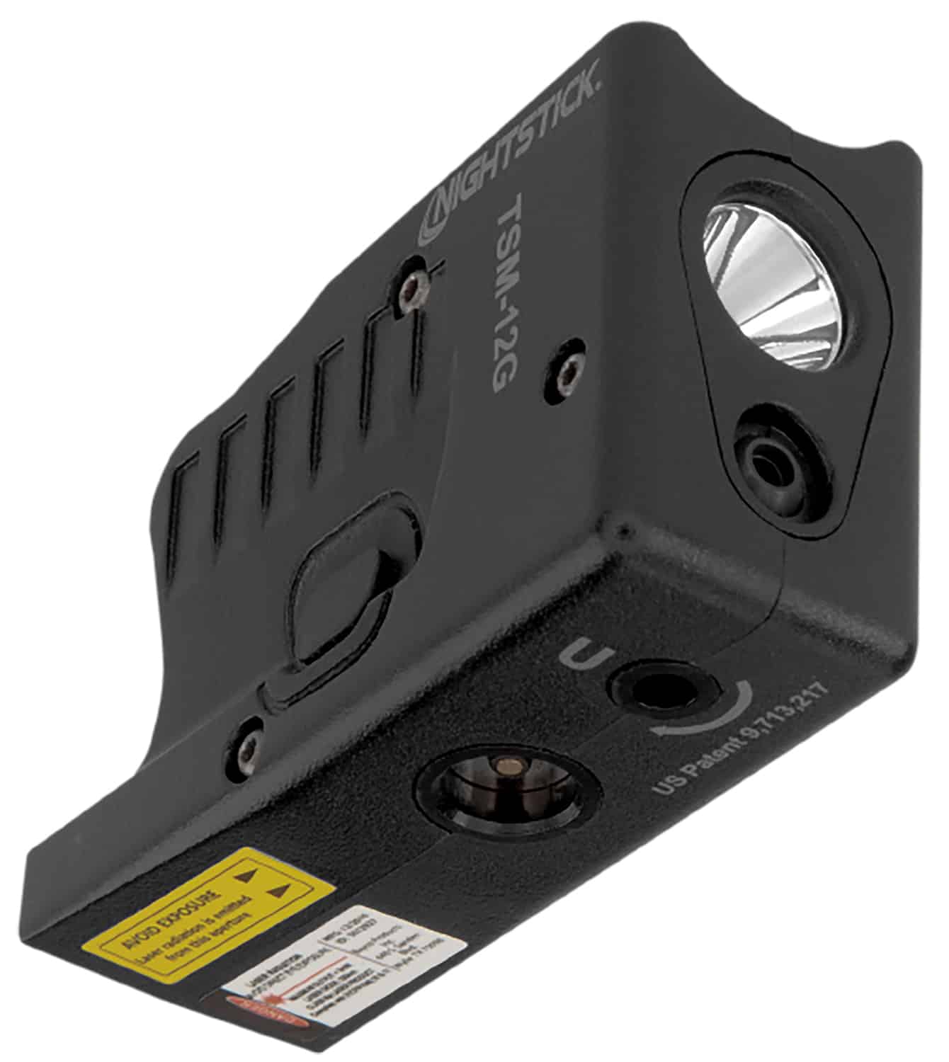 Nightstick TSM12G Light with Green Laser for Glock 26/26/33 Black 150 Lumens White LED