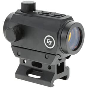Crimson Trace 0102030 CTS-25  Matte Black 1x20mm 4 MOA Red Dot Reticle, Picatinny Rail Mount
