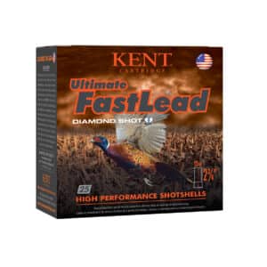 Kent Cartridge K122UFL364 Ultimate Fast Lead 12Gauge 2.75" 1 1/4oz 4Shot 25 Per Box/10 Case