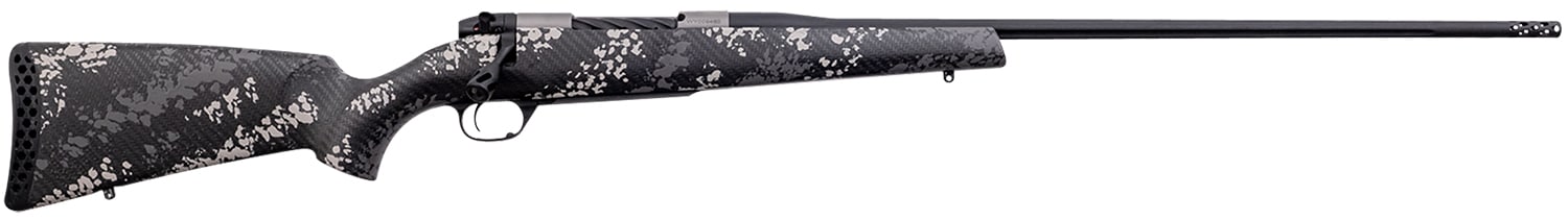 Weatherby MBT20N300WR8B Mark V Backcountry 2.0 Ti 300 Wthby Mag 3+1 26" Barrel, Graphite Black Cerakote Metal Finish, Black with Gray/White Sponge Accents Peak 44 Blacktooth Stock