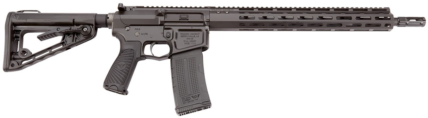 Wilson Combat TRRCRB556168F Recon Tactical 223 Rem/5.56 NATO 30+1 16" Black Fluted Threaded Barrel, Black Armor-Tuff Aluminum Receiver, M-LOK Handguard, Black Synthetic Wilson/Rogers Super Stoc Stock