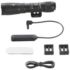 Streamlight 89009 ProTac 2.0 Black Anodized Aluminum, Rifle 250/2000 Lumens White LED, Bulb 266 Meters Beam, Picatinny Rail Mount