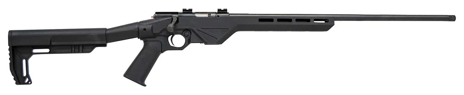 Citadel CIT22WMBLT Trakr 22 WMR 5+1 21" Blued Steel Threaded Barrel & Receiver, Lightweight Black Synthetic Stock
