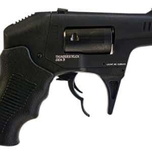 Standard Mfg S333GENIII Thunderstruck Gen III 22 WMR 8rd Shot 2.25" Black Double Barrel Black Hardcoat Anodized Aluminum Frame Black Cylinder Black Finger Grooved Polymer Grips