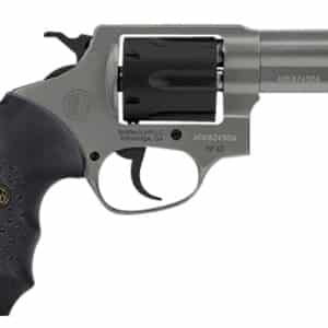 Rossi 2RP631C RP63 357 Mag 6 Shot 3", Tungsten Gray Cerakote, Stainless Steel Frame, Fixed Blade Sight, Textured Black Rubber Grips