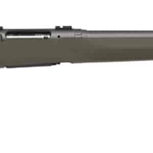 Savage Arms 58030 110 Trail Hunter 223 Rem 4+1 22" Threaded/Medium Heavy Profile, Tungsten Gray Cerakote Barrel/Rec, OD Green Hogue Overmold Stock, Adj. AccuTrigger, Weaver Base