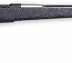 Weatherby MAM01N28NOR8B Mark V Accumark 28 Nosler 3+1 26" Threaded/Fluted Stainless Barrel, Graphite Black Rec, Gray Webbed Black Monte Carlo Stock, Accubrake Muzzle Brake, Adj. TriggerTech Trigger