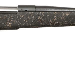 Bergara Rifles B14S901 B-14 Stoke 308 Win 4+1, 20" Graphite Black Cerakote #4.5 Contour Threaded Barrel, Graphite Black Cerakote Steel Receiver, Black Webbed Tan Fixed w/SoftTouch Synthetic Stock