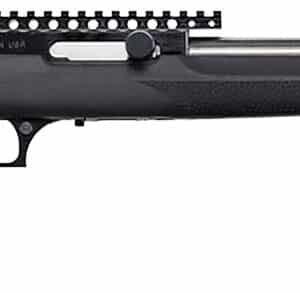 Magnum Research SBA17HMH Magnum Lite  17 HMR 19" Black Steel Threaded Barrel, Black Fixed Hogue OverMolded Stock