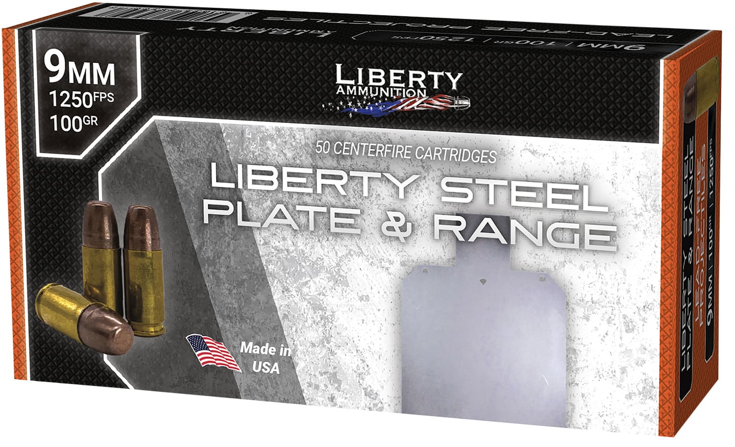 Liberty Ammunition LAR906629mm Luger 100gr 50 Per Box/25 Case