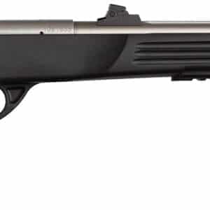 Crickett KSA796 Hunter Adult 22 WMR 1rd 9" Threaded Single Shot Stainless Barrel, Black Synthetic Grips