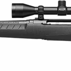 Savage Arms 32020 Axis XP Combo 25-06 Rem 4+1 22" Matte Black Button Rifled Barrel, Matte Black Drilled & Tapped Carbon Steel Receiver, Fixed Sporter Black Synthetic Stock, Weaver 3-9x40mm, Left Hand