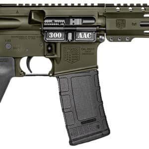 Diamondback DB1916B101 DB15 300 AAC 30+1 10" OD Green Cerakote Heavy Barrel 9" M-LOK Handguard 7075-T6 Aluminum SBA3 Brace Magpul MOE Grip