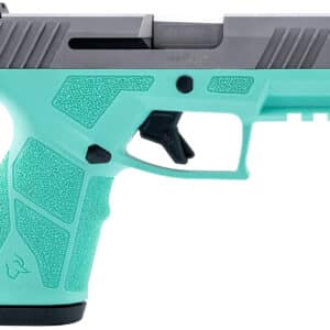 Taurus 1-GX2939C GX2  9mm Luger 13+1 3.37" Matte Stainless Steel Barrel, Matte Serrated Stainless Steel Slide, Cyan Polymer Frame w/Picatinny Rail, Polymer Grip