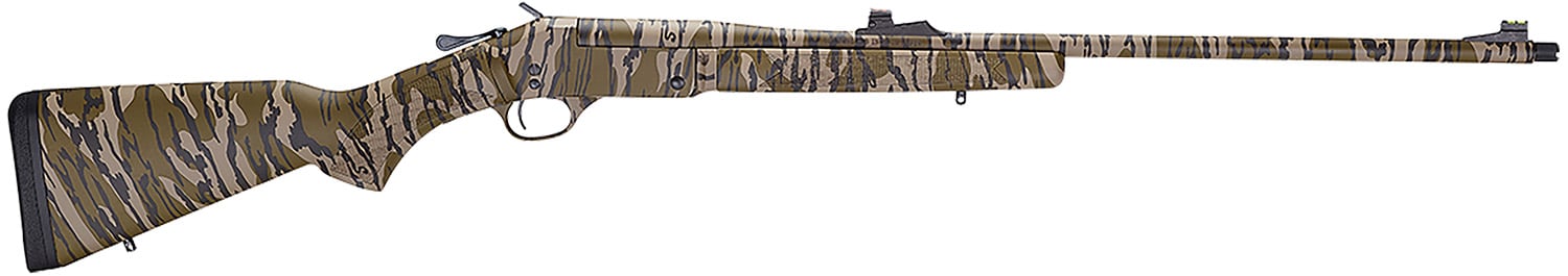 Henry H015T410 Turkey Full Size 410 Gauge Break Open 3" 1rd 26" Mossy Oak Bottomland Single Shot Barrel, Drilled & Tapped Steel Receiver, Fixed Mossy Oak Bottomland Wood Stock, Right Hand