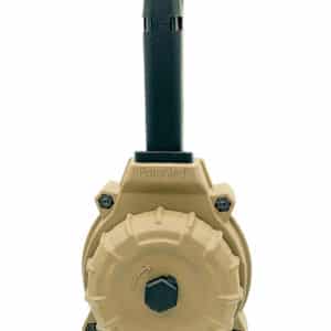 ProMag DRMA11-FDE 50rd 9mm Fits Glock 17/19 FDE Polymer