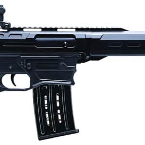 Charles Daly 930411 AR-12A  12 Gauge Semi-Auto 3" 5+1 18.50" Black Steel Barrel, Black Picatinny Rail Aluminum Receiver, Black Adj w/Pistol Grip Synthetic Stock