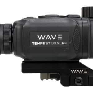 Wave WTS200 Tempest 335 LRF Thermal Black 3.3x35mm Illuminated Multi Reticle 384x288, 12 Microns, 50 Hz Resolution, Digital Zoom 13.2x Rapid/Smooth
