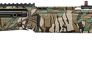 Mossberg 75810 SA-410 Tactical 410 Gauge Semi-Auto 3" 4+1 22" Mossy Oak Greenleaf Vent Rib Barrel, Mossy Oak Greenleaf Picatinny Rail Receiver, Fixed w/Pistol Grip Synthetic Stock