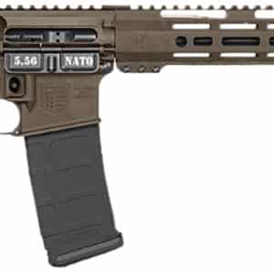 Diamondback DB1718K071 DB15 Carbon Series 5.56 NATO 30+1 16" Black Nitride Threaded Barrel, Midnight Bronze Cerakote Picatinny Rail Aluminum Receiver, Adjustable Black Synthetic Stock, Magpul MOE Grip