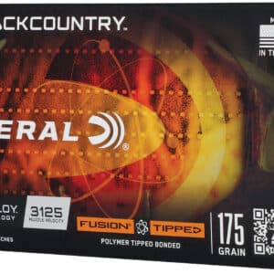 Federal F7BCTFS2 BackCountry  7mm BC 175gr Tipped Fusion 20 Per Box/10 Case
