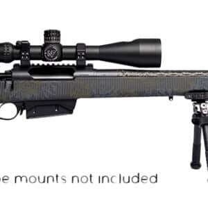 Iota Outdoors RF019C212216C20 Vandal Carbon II 300 Win Mag 22" Black Fluted Barrel, Black Drilled & Tapped Receiver, Black Iota EKO X Carbon Fiber Stock
