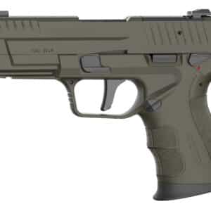 Retay USA RXP22OD10TH RXP  22 LR 10+1 4" Black Threaded Barrel, OD Green Cerakote RMR/RMSc Optic Ready/Serrated Slide, OD Green Cerakote Polymer Frame w/Accessory Rail, Textured Grip