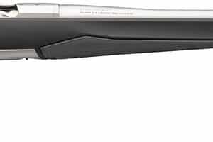 Browning 036008246 X-Bolt 2 Hunter Full Size 300 WSM 3+1 23"Stainless Steel Threaded Barrel, Drilled & Tapped Stainless Steel Receiver, Adj Vari-Tech Black Composite Stock w/Adjustable Comb & LOP