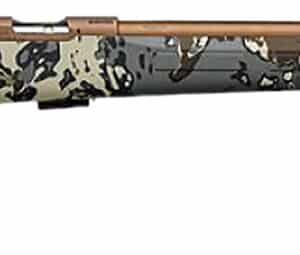 CZ-USA 02322 CZ 457 American Hunter 22 LR 5+1 20" Bronze Cerakote Steel Barrel, Bronze Cerakote Drilled & Tapped Steel Receiver, Veil Camo Fixed Synthetic Stock