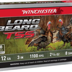 Winchester Ammo LBTSS1238 Long Beard TSS  12Gauge 3" 2 3/8oz Tungsten 8Shot 5 Per Box/10 Case